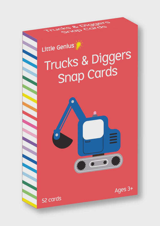 Little Genius Vol. 2 - Snap Cards - Trucks & Diggers