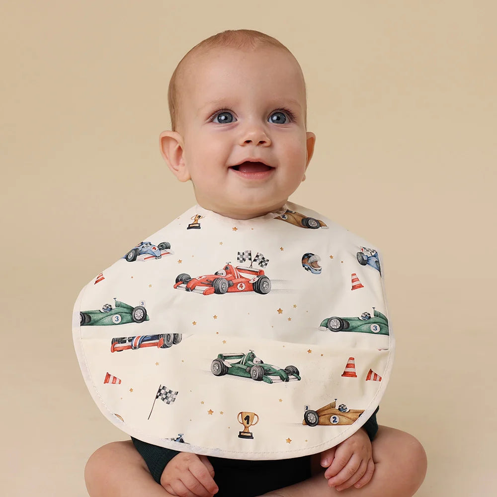 Little Racers Snuggle Bib - Snuggle Bib