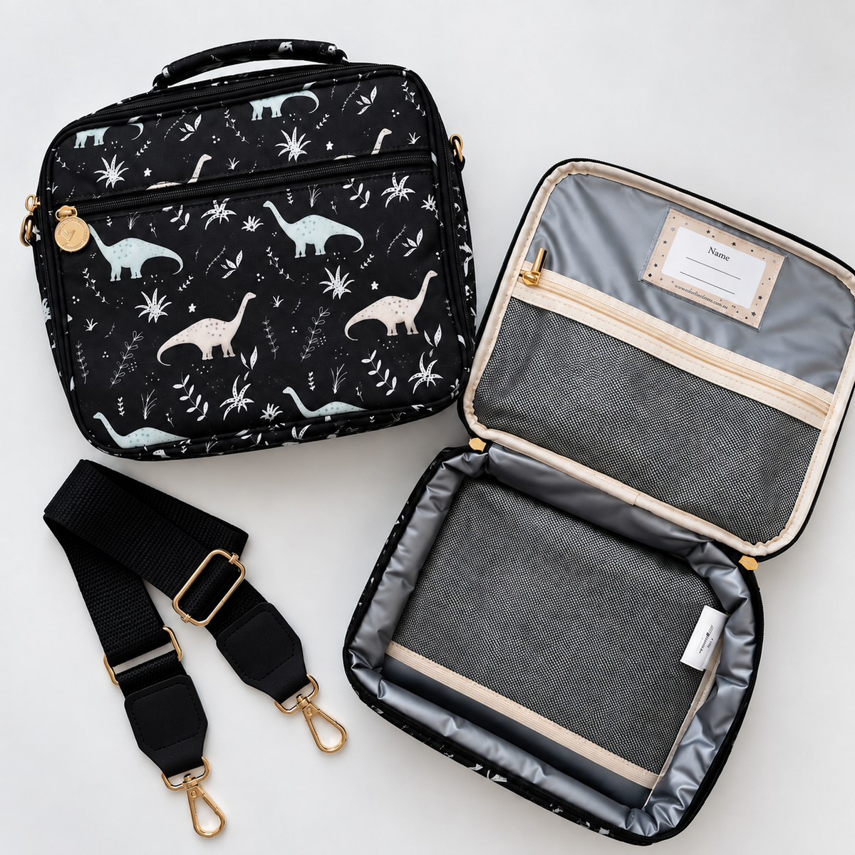 Lunch Bag & Matching Shoulder Strap - Max - Wonderland4children