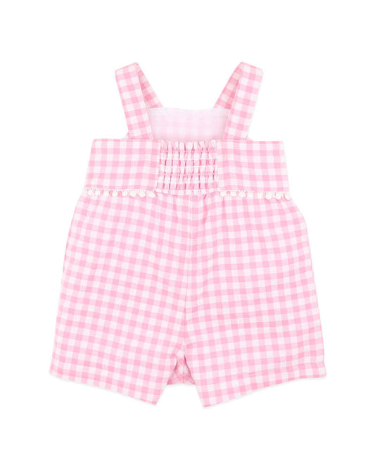 Pink Gingham Resort Playsuit - Bebe By Minihaha