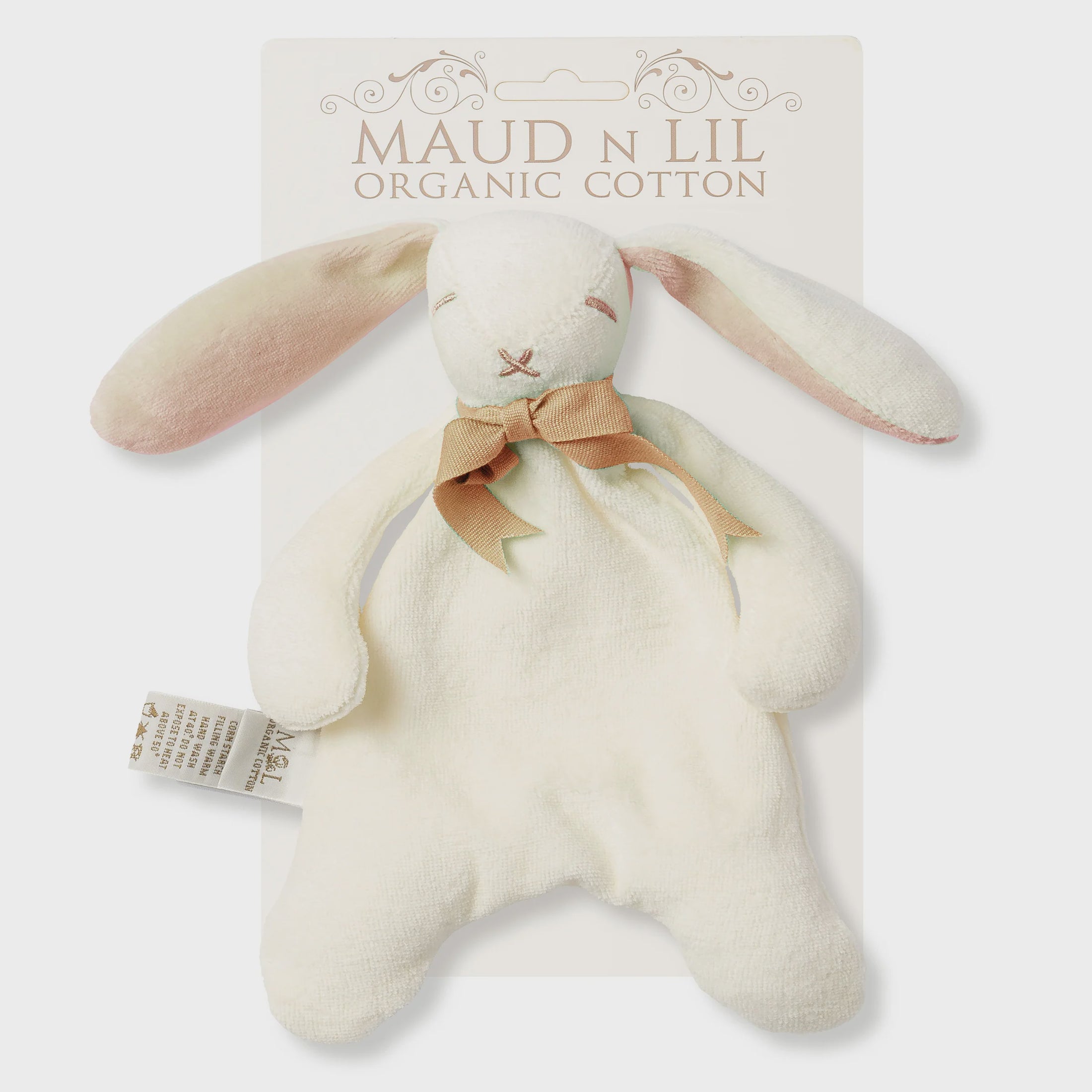 Buff Brown - Mini Bunny Comforter Toy - Organic Cotton - 20cm