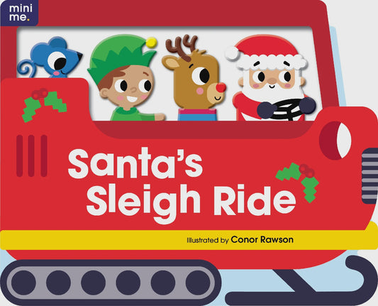 Mini Me - Shaped Board Book - Santa's Sleigh Ride