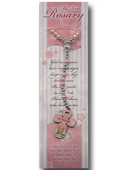 My First Rosary - Stretchy Pink