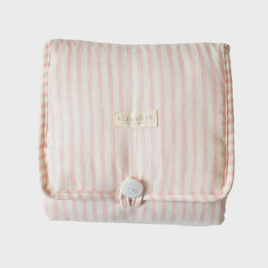 Little Traveller - Change Mat - Stripe - Pink