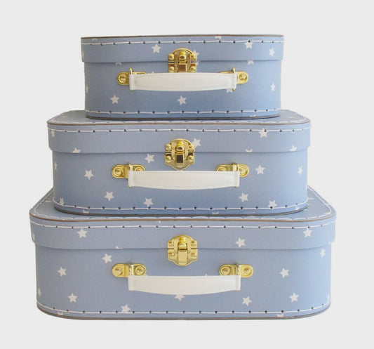Carry Case - Set 3pcs - Blue Stars