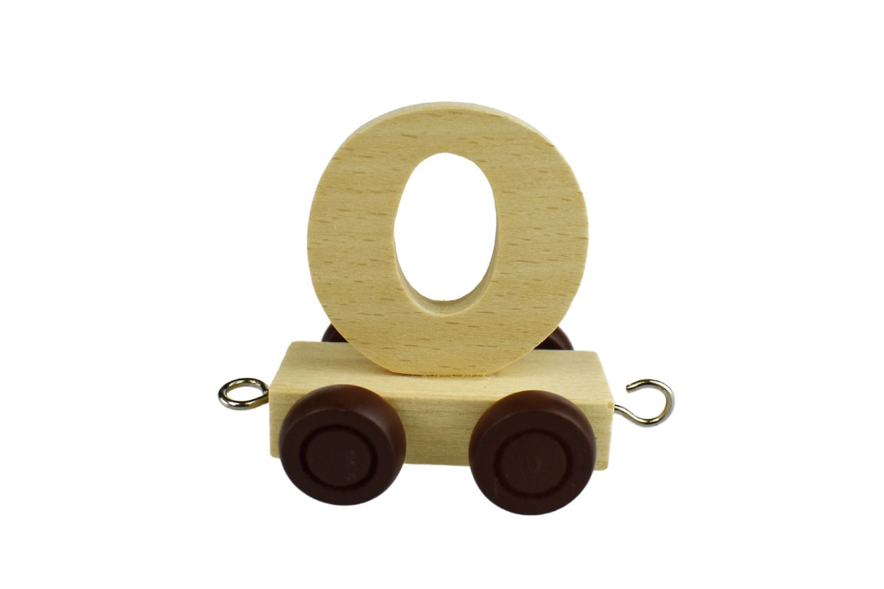 O - Wooden Letter Train Carriage