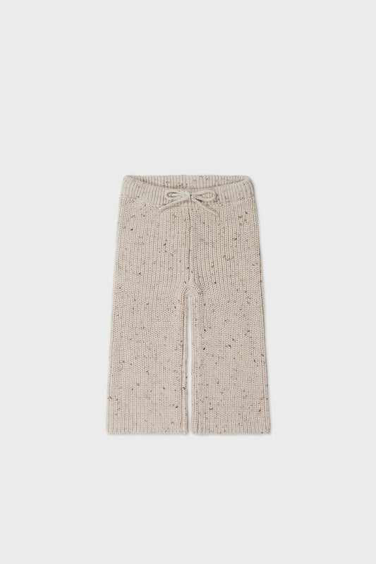 OG Morgan Knit Pant - Oatmeal Balm Wolf Fleck