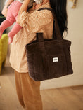 Load image into Gallery viewer, Everyday Tote - Chocolate Brown Corduroy
