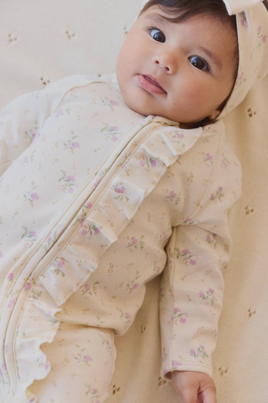 Organic Cotton Melanie Onepiece - Thelma Orchid