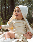 Load image into Gallery viewer, Organic Baby Hooded Bath Towel

