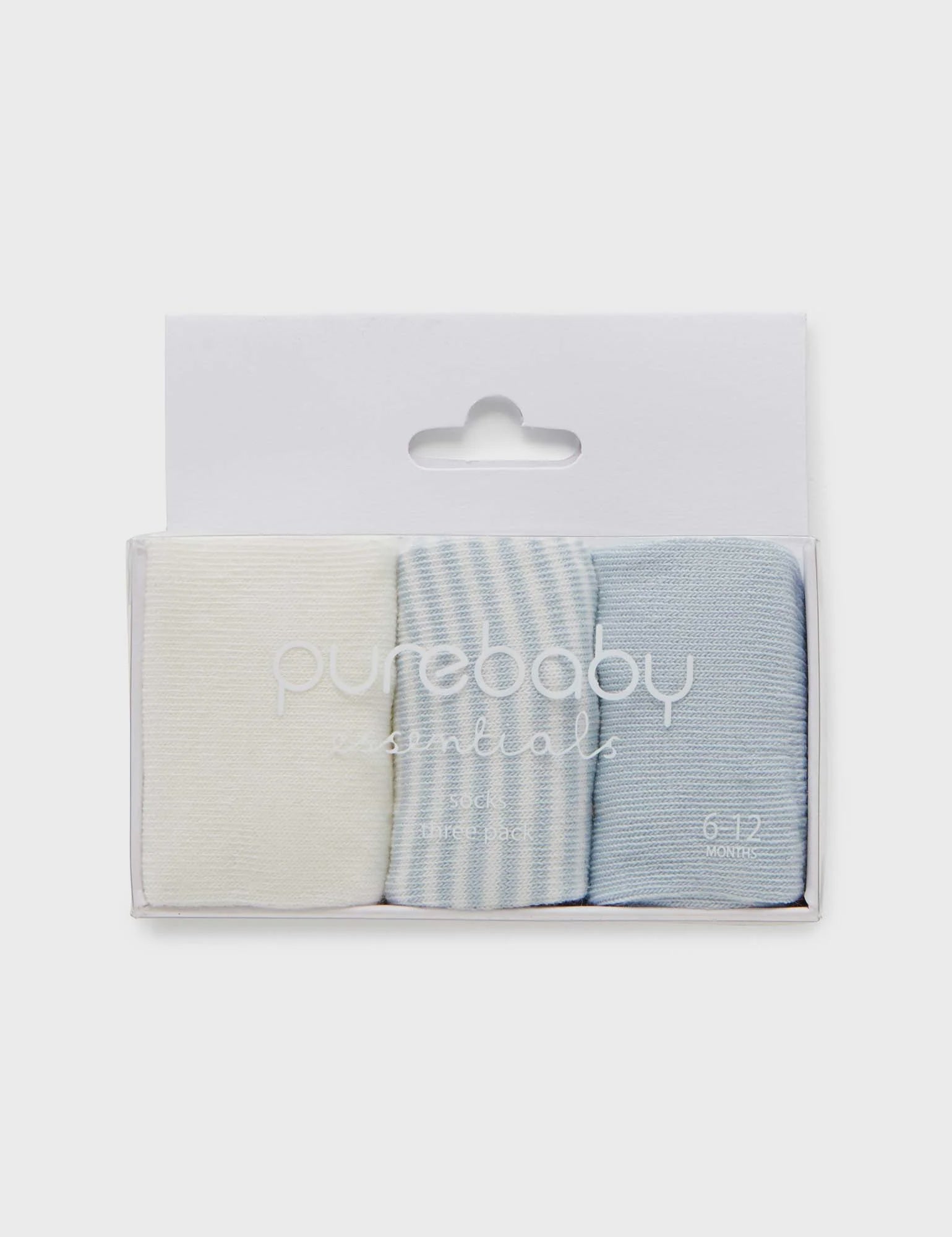 Pale Blue Socks - 3 Pack