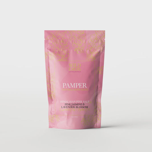 Pamper Natural Bath Salts - Wild Emery