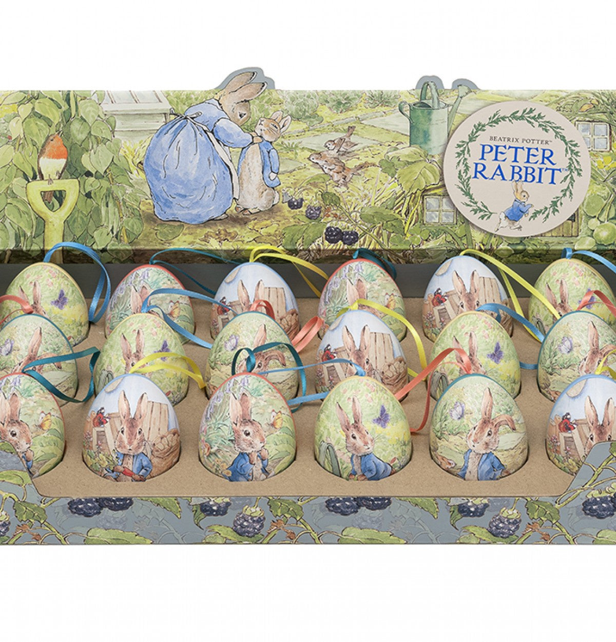 Peter Rabbit Mini Egg Shape Tin