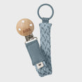 Load image into Gallery viewer, BIBS - Pacifier Clip - Petrol/Baby Blue
