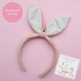 Load image into Gallery viewer, Pink Velvet Bunny Headband
