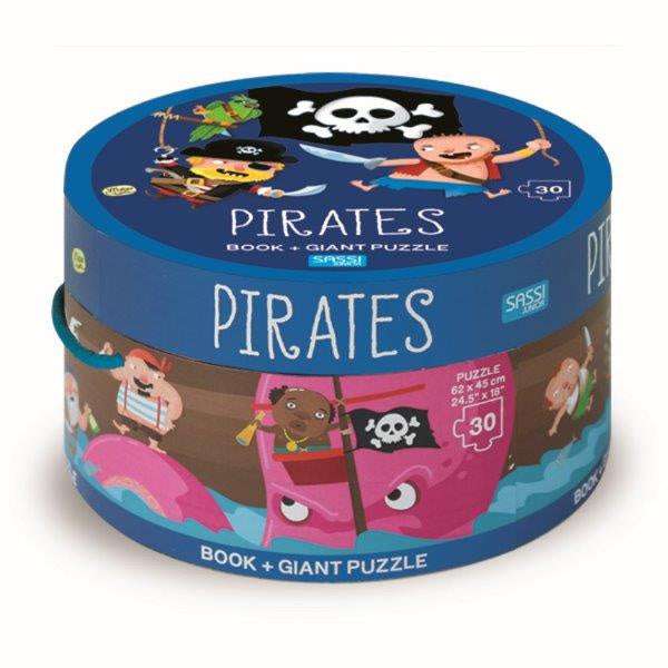 Pirates - Book & Giant Puzzle 30pcs