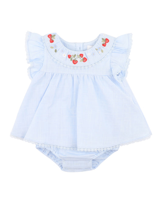 Poppy Emb. Overlay Bodysuit - Bebe By Minihaha