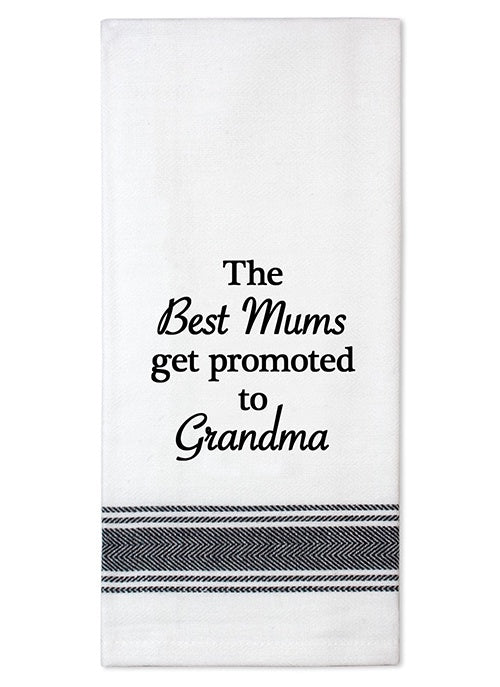 Promoted Grandma - Tea Towel