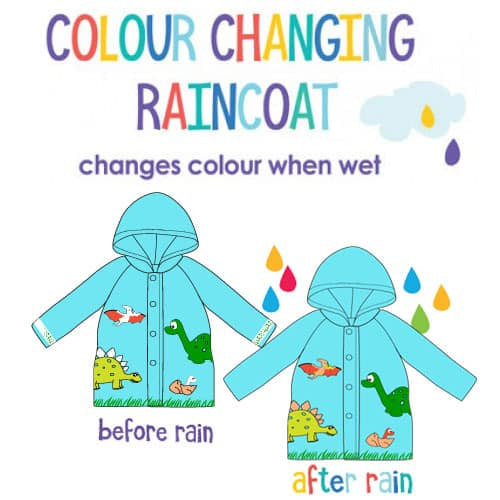 Dinosaur - Colour Changing Raincoat