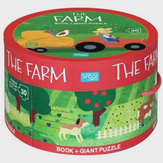 The Farm - Book & Giant Puzzle 30pcs