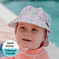 Load image into Gallery viewer, Blossom -  Legionnaire Flap Swim Beach Hat - Bedhead Hats
