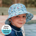 Load image into Gallery viewer, Sails - Kids Classic Swim Bucket Beach Hat - Bedhead Hats
