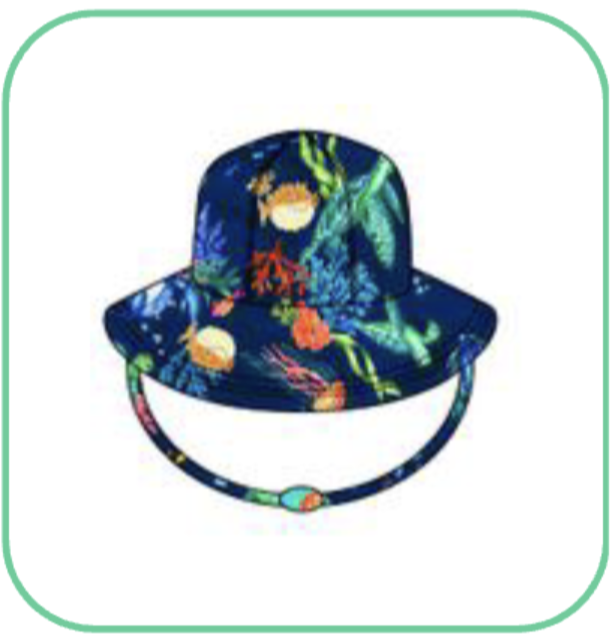 Surf Hat - Turtle Reef Navy Collection