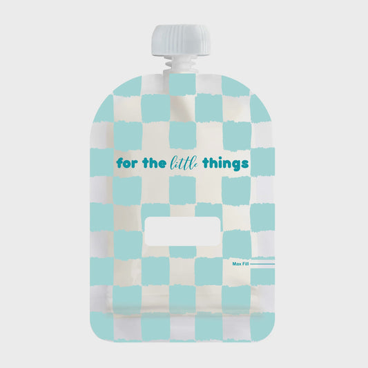 Sinchies Reusable Food Pouch (150ml) - Checkmate Bubblegum