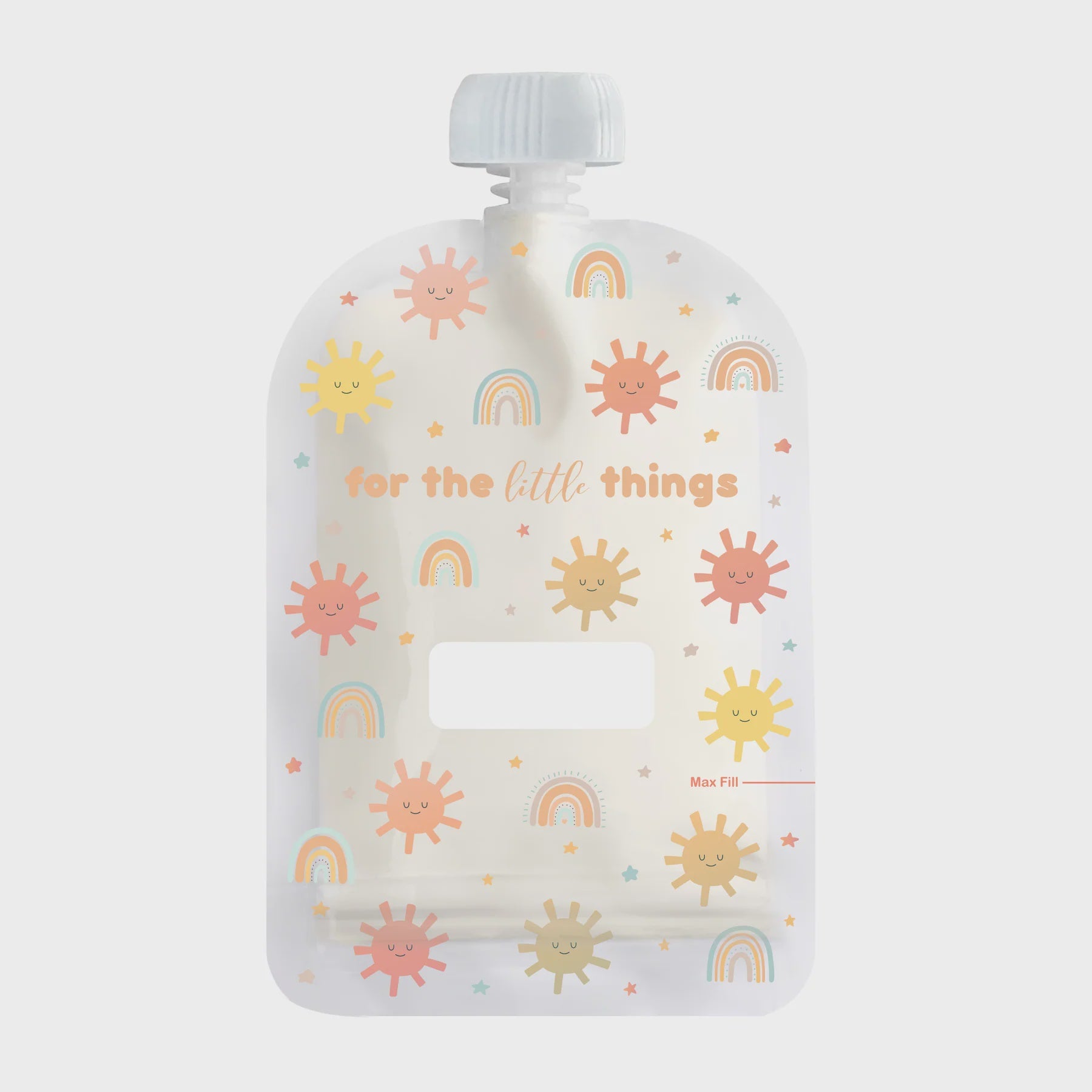 Sinchies Reusable Food Pouch (150ml) - Sunshine
