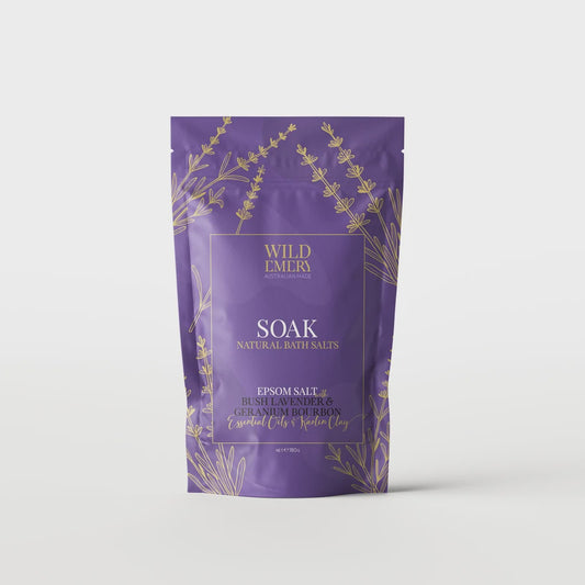 Soak Natural Bath Salts - Wild Emery