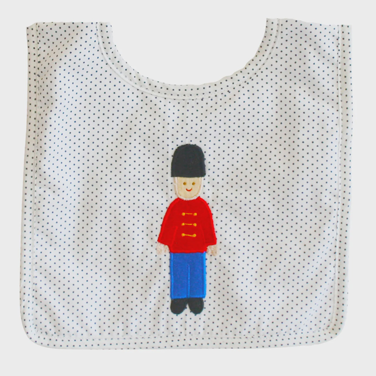 Soldier Applique Bib