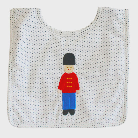 Soldier Applique Bib