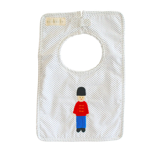 Soldier Applique Bib