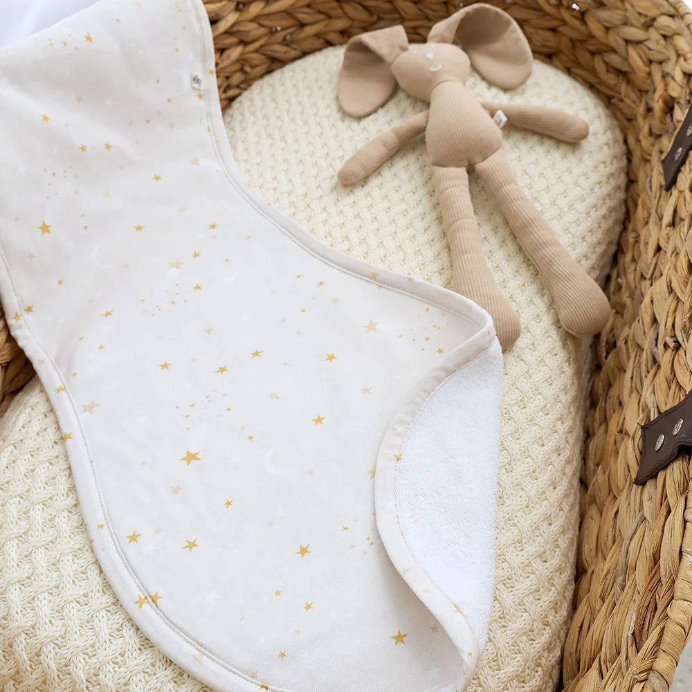 Stardust Organic Cotton Burp Cloth - Snuggle Hunny