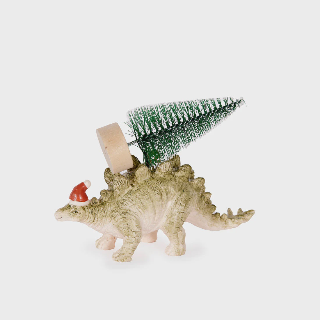 Stegosaurus Carrying Christmas Tree