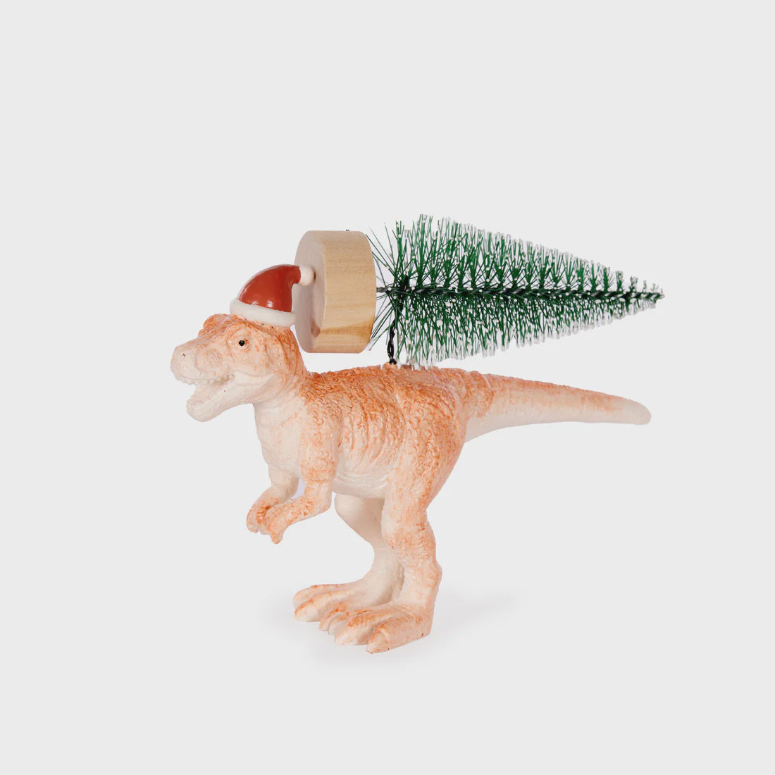 T-Rex Carrying Christmas Tree