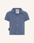Load image into Gallery viewer, Tiny Tribe Blue Textured Shirt & Shorts Set
