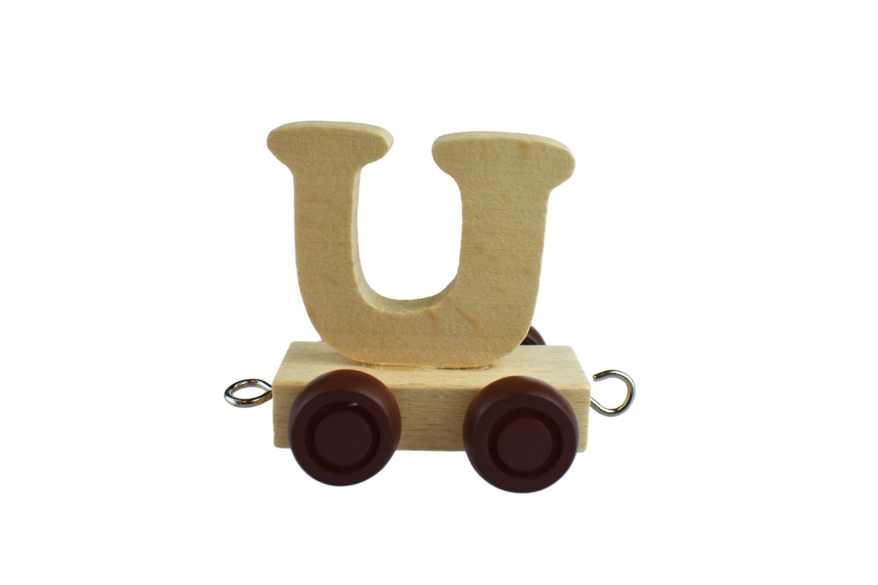 U - Wooden Letter Train Carriage