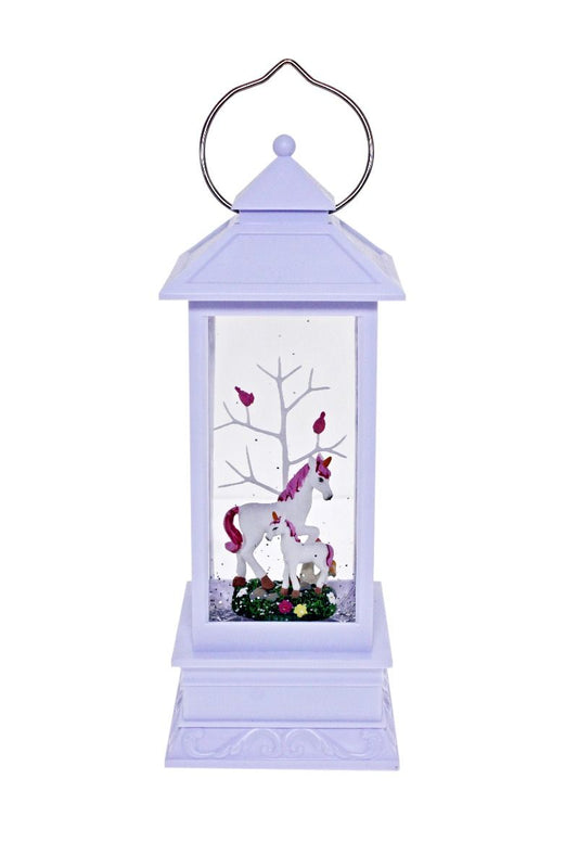 Unicorn & Baby White Lantern