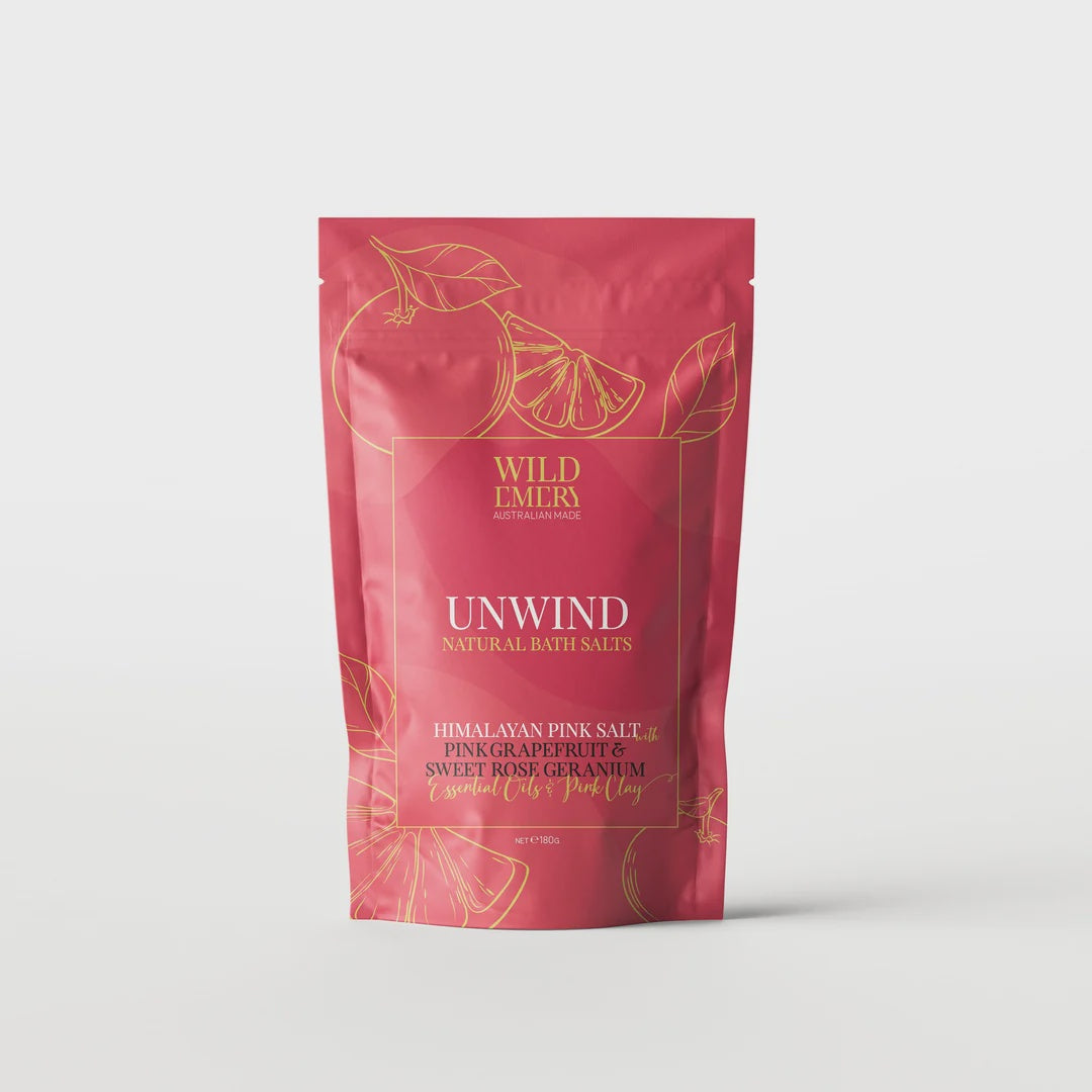 Unwind Natural Bath Salts - Wild Emery
