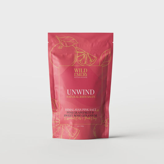 Unwind Natural Bath Salts - Wild Emery
