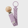 Load image into Gallery viewer, BIBS - Pacifier Clip - Violet Sky/Mauve
