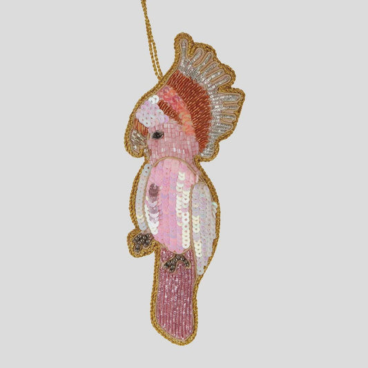 Galah Sequin Hanging Christmas Tree Decoration