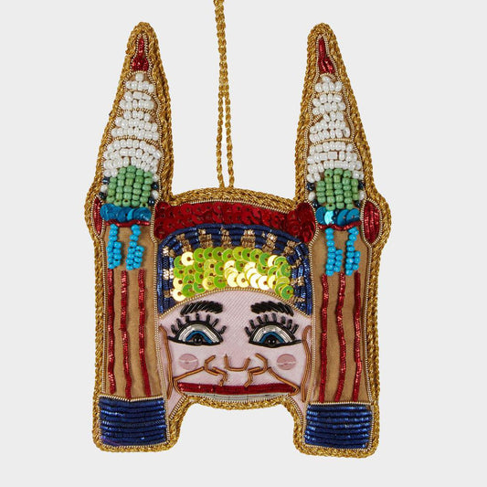 Luna Park Sequin Hanging Christmas Tree Decoration