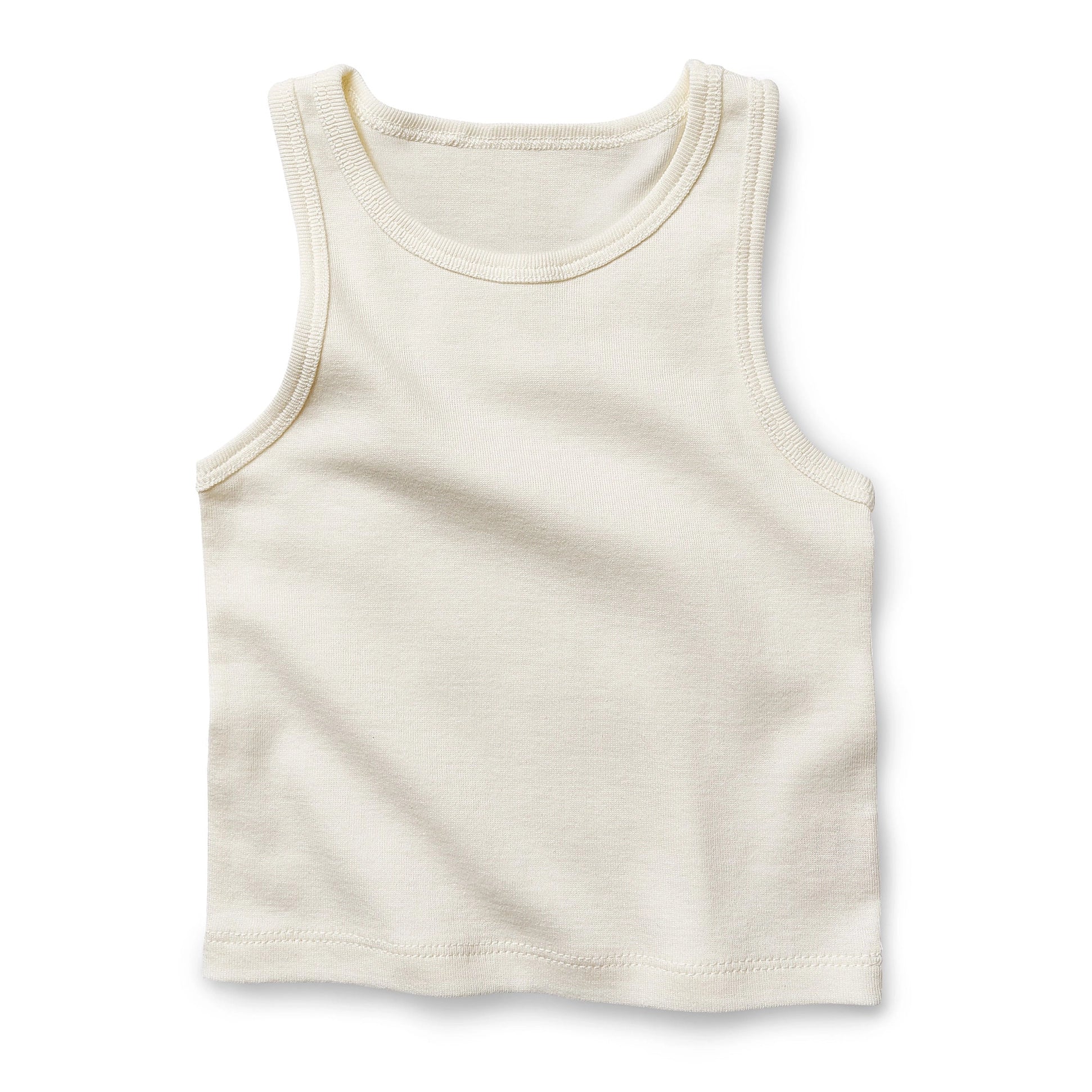 Organic Ribbed Baby Singlet