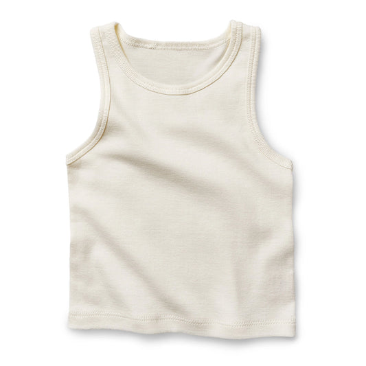 Organic Ribbed Baby Singlet