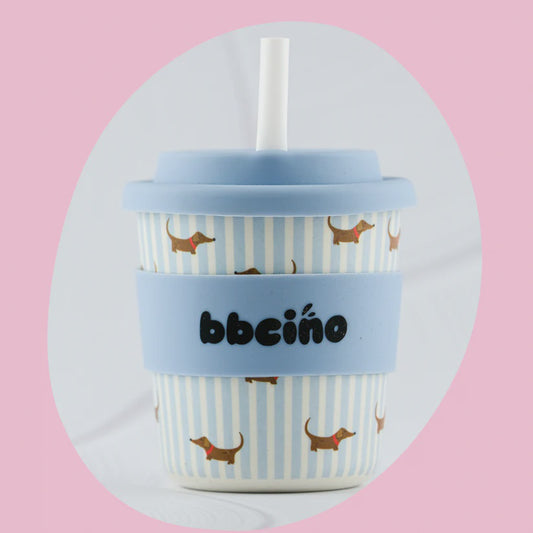 BBcino - Reusable Cup 240ml - Dash in Blue