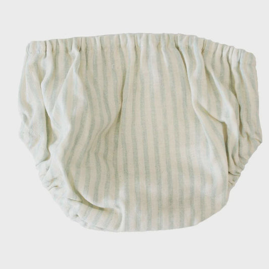 Nappy Cover - Stripe - Sage - Small