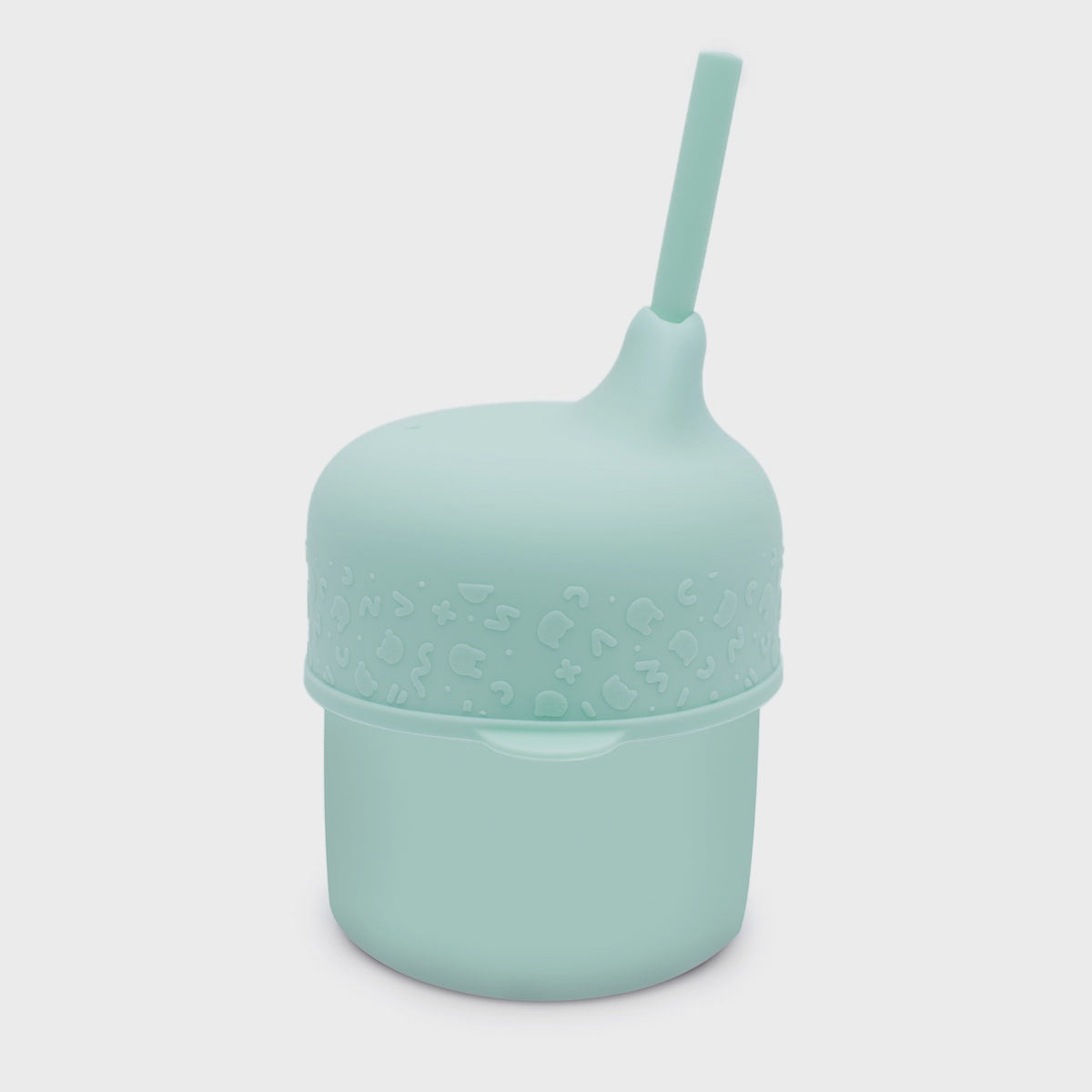 We Might Be Tiny Sippie Cup Set in Minty Green, a no-spill, easy-to-clean toddler cup.