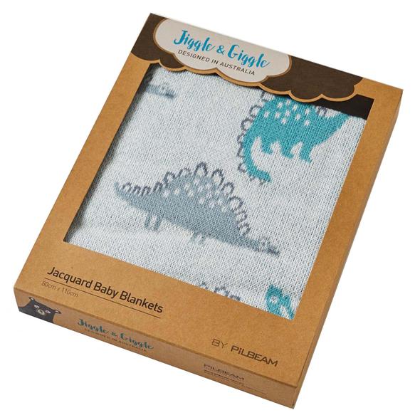 Baby Dino | Jacquard Blanket